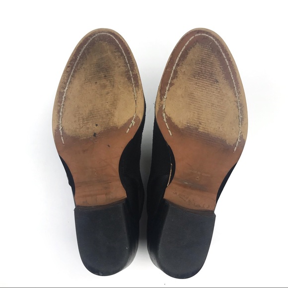 Madewell | Black Charley Collard Stud Ankle Bootie - Picture 4 of 7